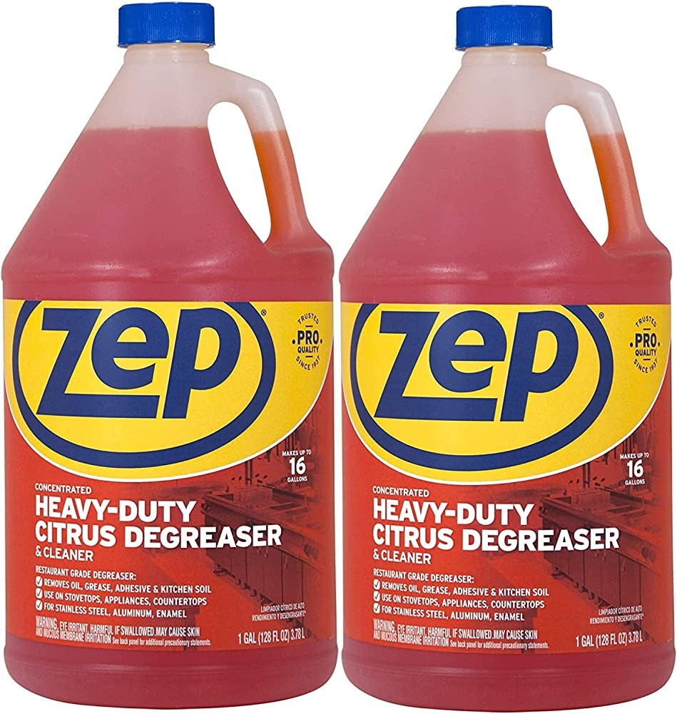 Zep Heavy-Duty Citrus Degreaser Refill – 1 Gallon (Case of 2) ZUCIT128