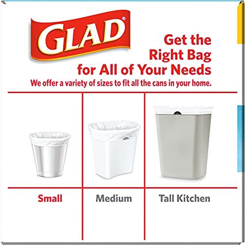 Glad 4 Gallon Drawstring Trash Bags 80 Count Blue Febreze Freshness Odor Control