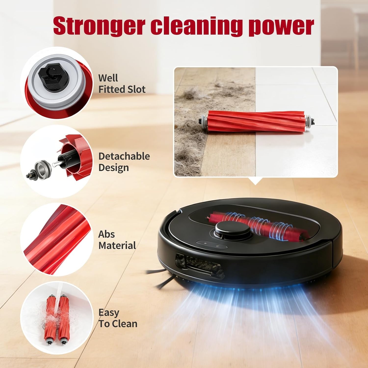Roller Brush Replacement for Roborock Q7 Q7 Q7 Max Q7 Max S7 Series QV 35A 35S