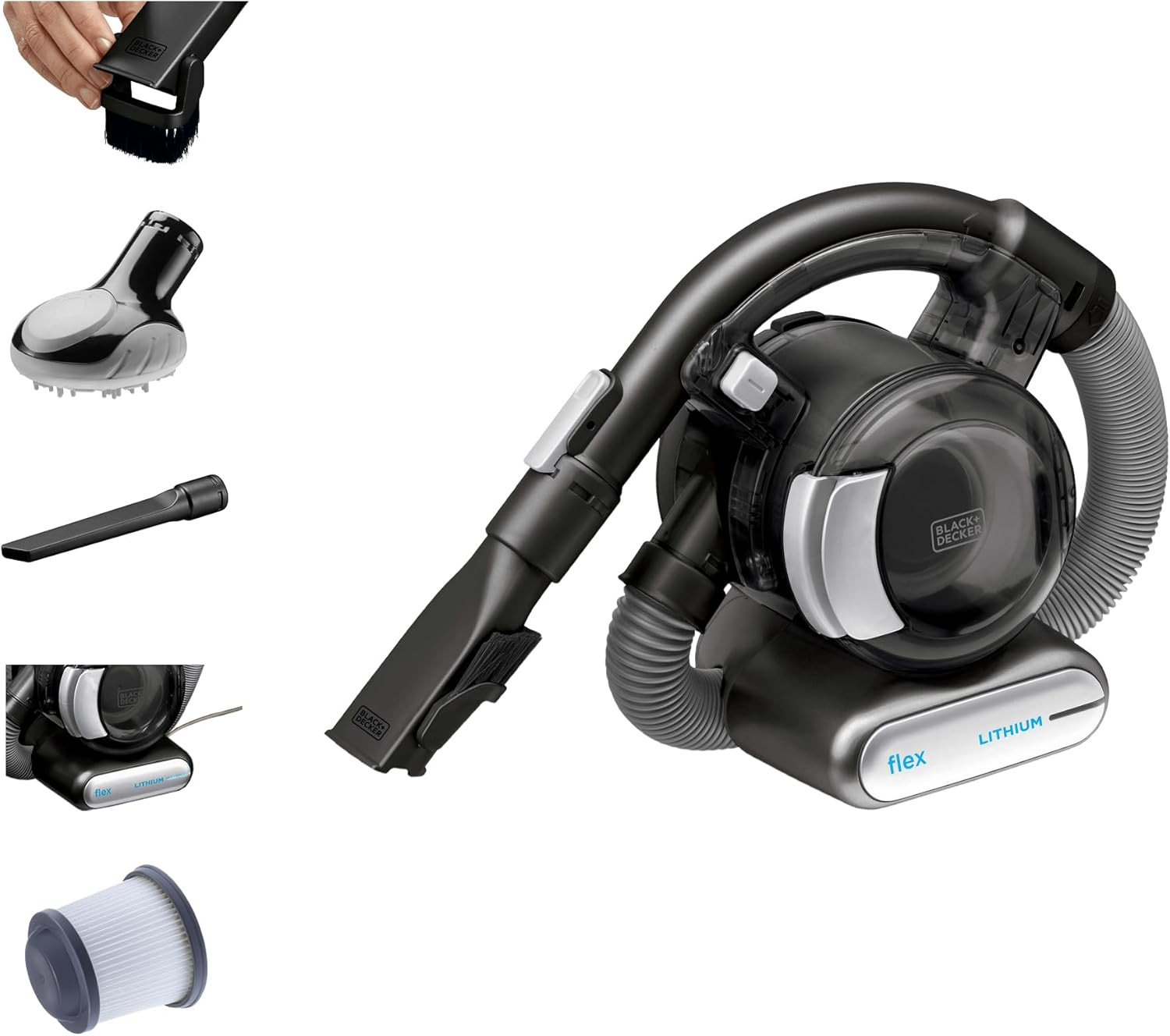 BLACK+DECKER Dustbuster FLEX Cordless Handheld Vacuum, Home, Pet and Car Vacuum