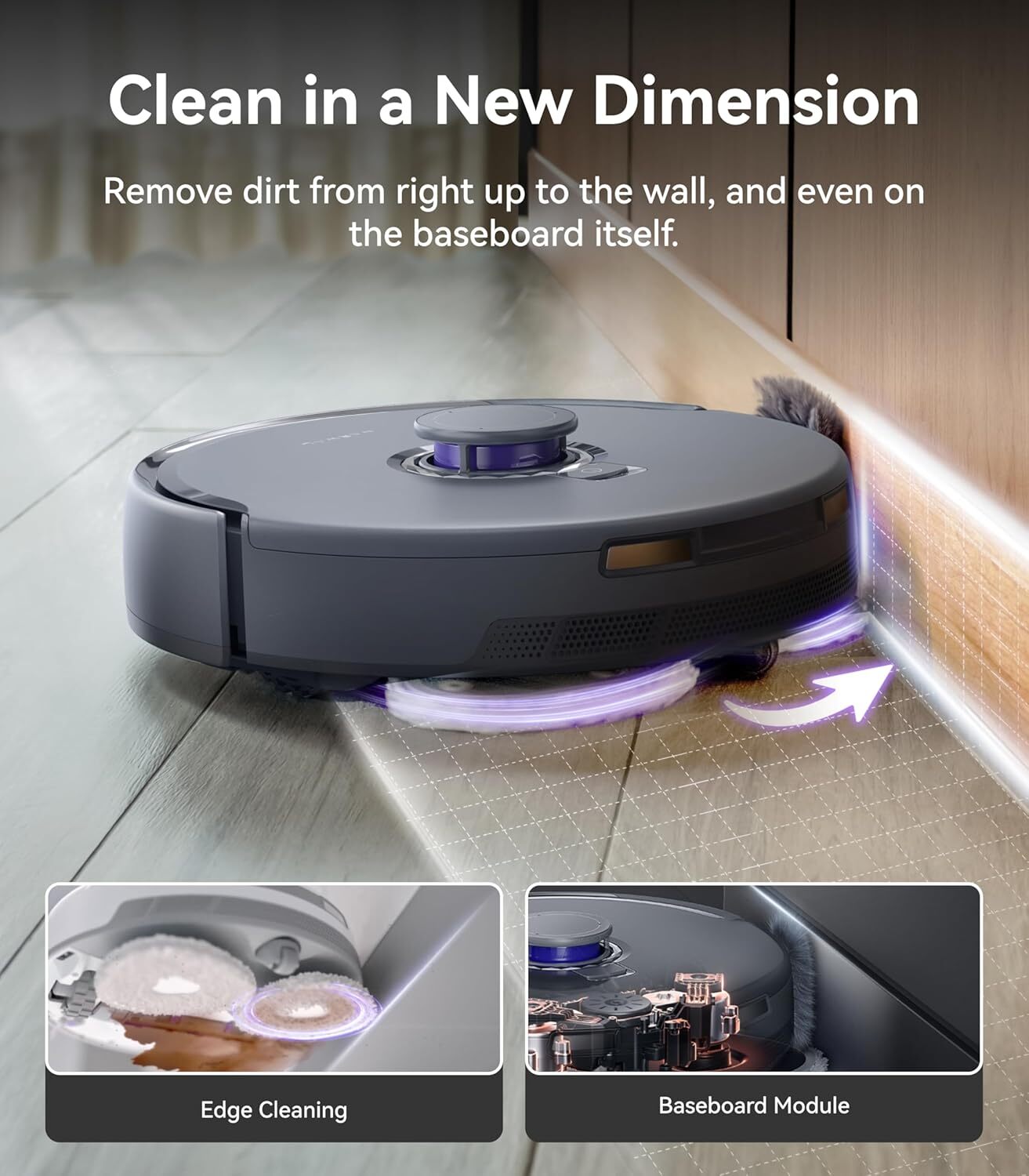 Narwal Freo Z Ultra Robot Vacuum and Mop 12000Pa Self-Emptying APP/Voice Control