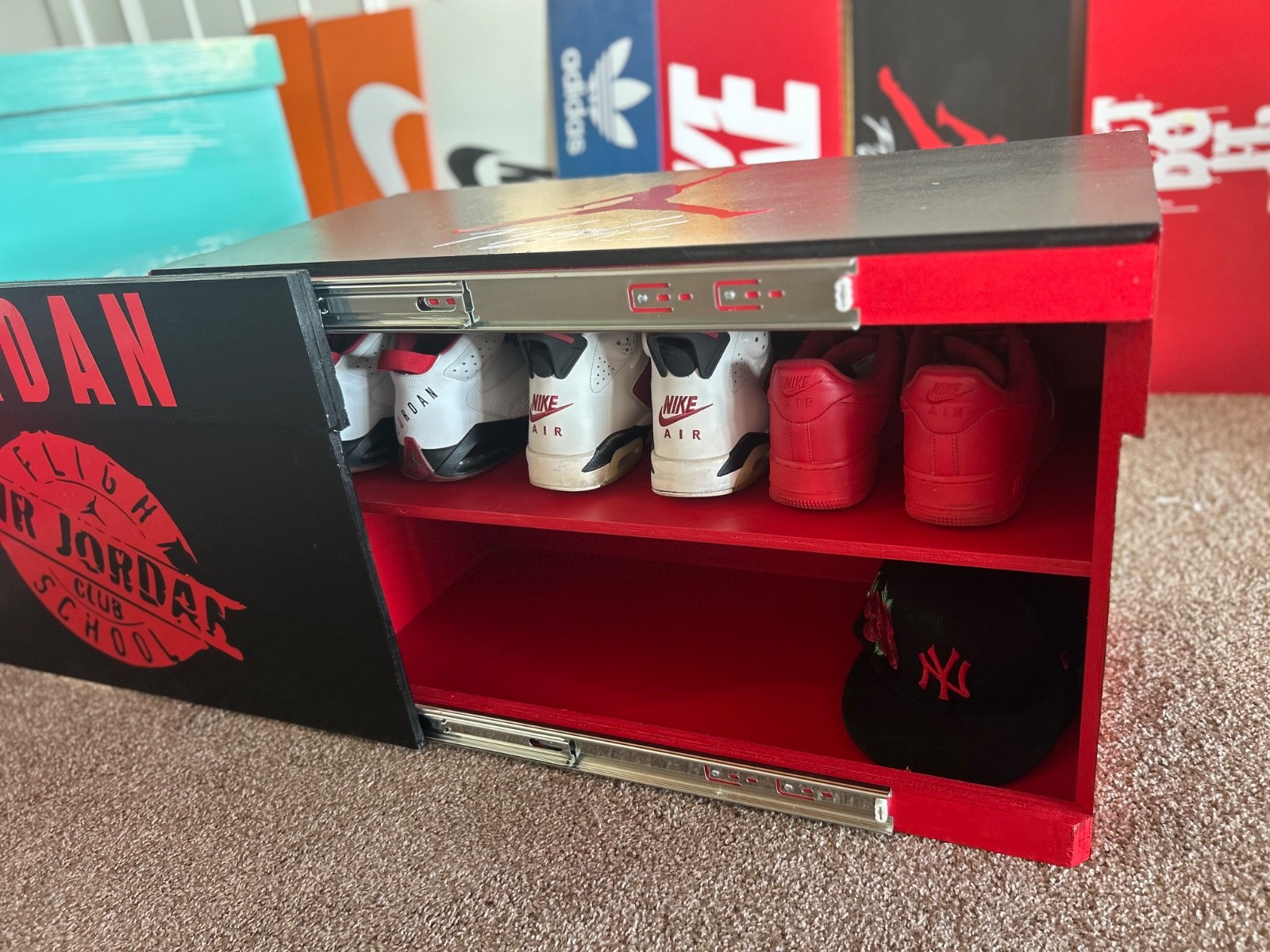 Custom Nike Jordan LeBron Sneaker Storage Box
