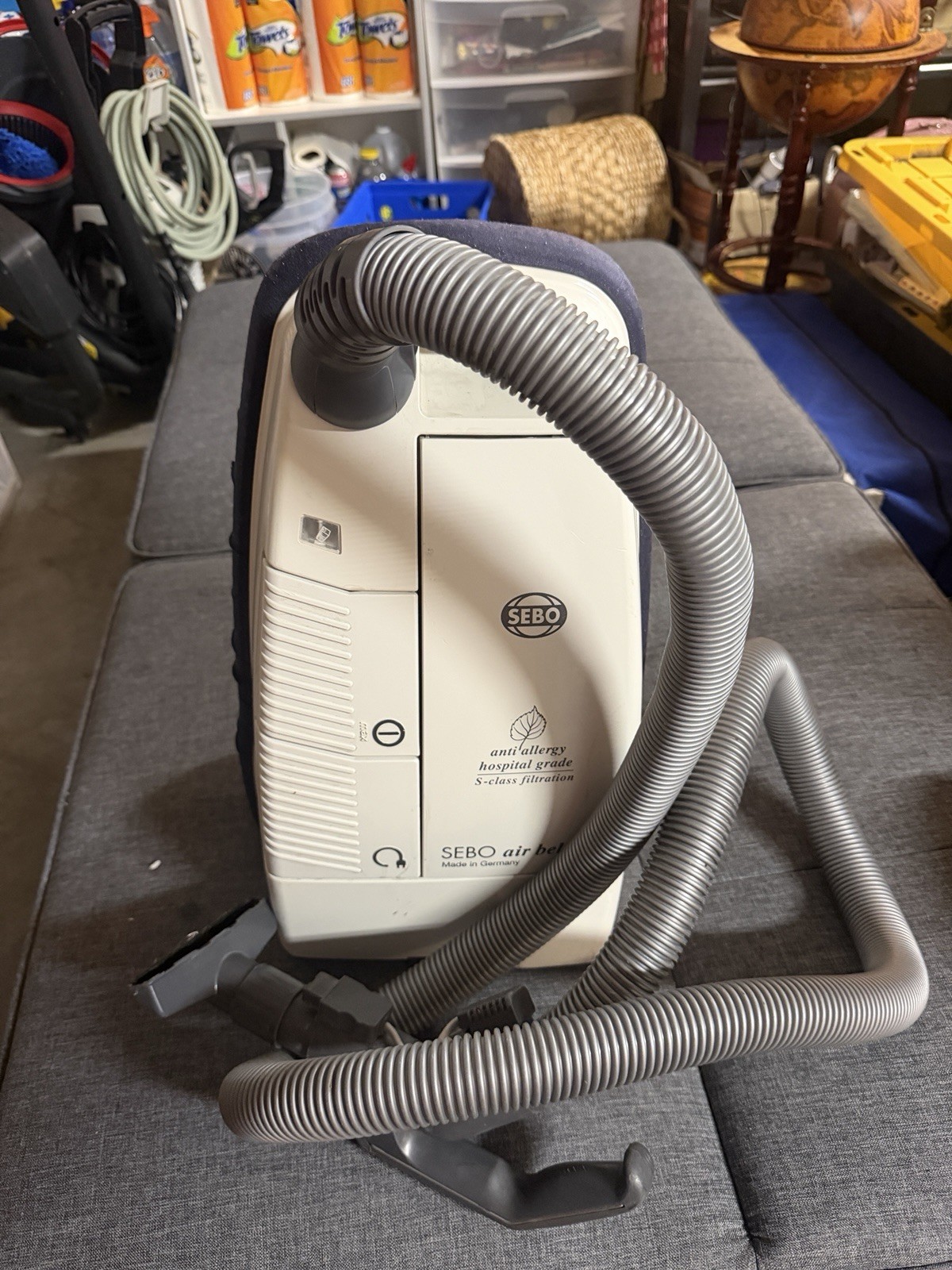 SEBO C3.1 Air Belt Hospital Grade Canister Vacuum w/ Want Floor Nozzle