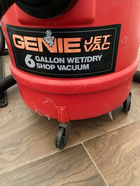 Genie Jet Vac 1.1 HP Wet/Dry Vacuum 6 Gal, Shopvac Replacement parts