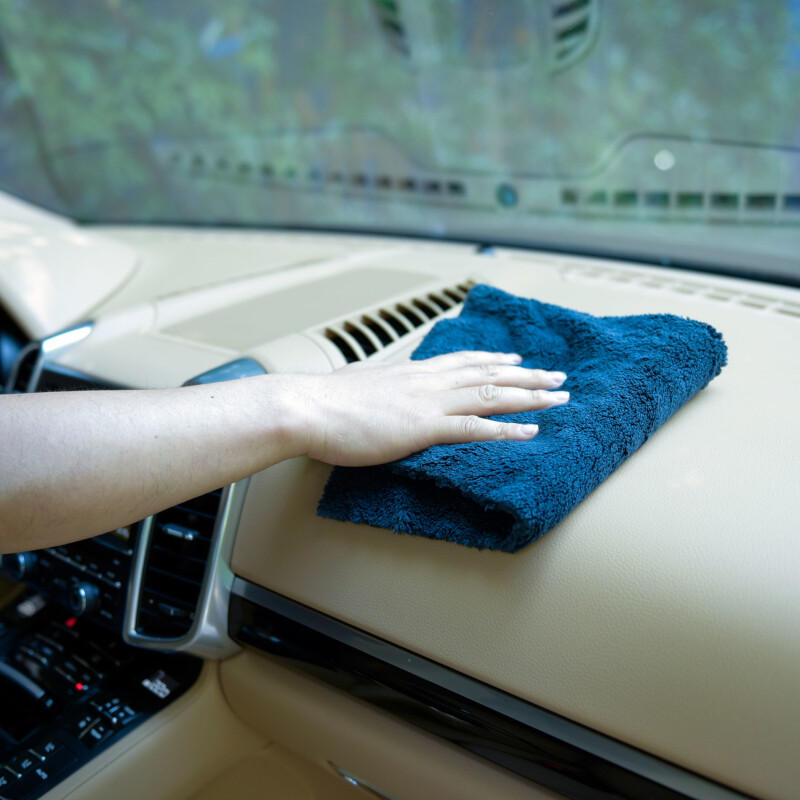 6 Pcs Edgeless Ultra Plush Microfiber Car Drying Towels Wash Buffing Detailing