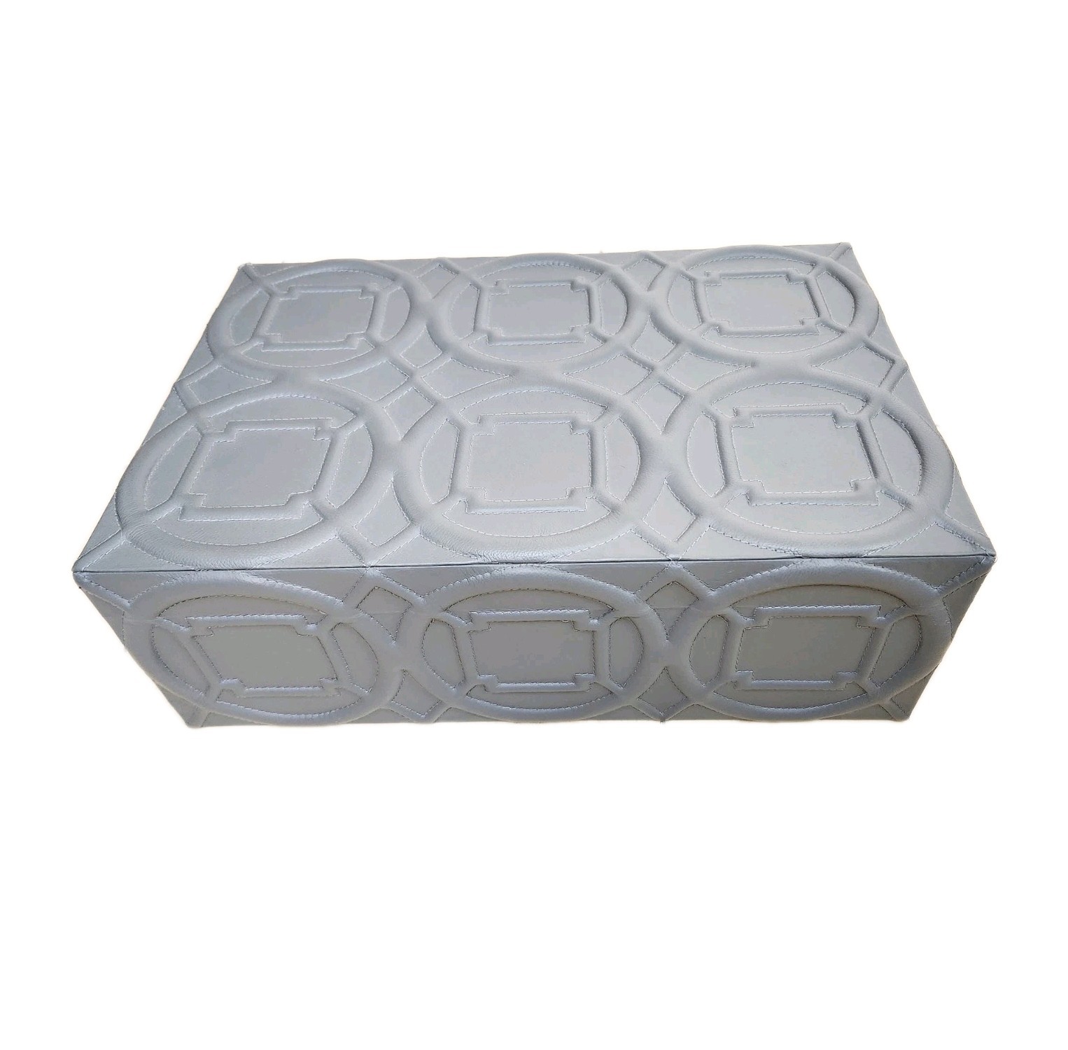 Global Views Large Gray Storage Box for Shoes, Clothing – 19.5″ x 13.5″ x 6.75″