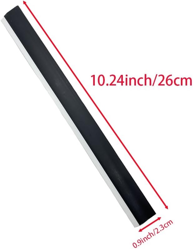 6 Pcs Dustpan Edge Replacement 26cm Garbage Shovel Rubber Lip Strip Dustpan