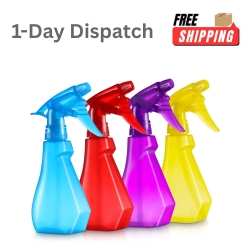 DilaBee 4 Pack 8oz Spray Bottles BPA Free Adjustable Mist Cleaning Plants