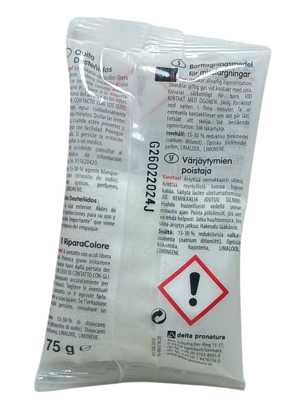 Dr. Beckmann Colour Run Remover, Restores Original Color, Removes Greyings
