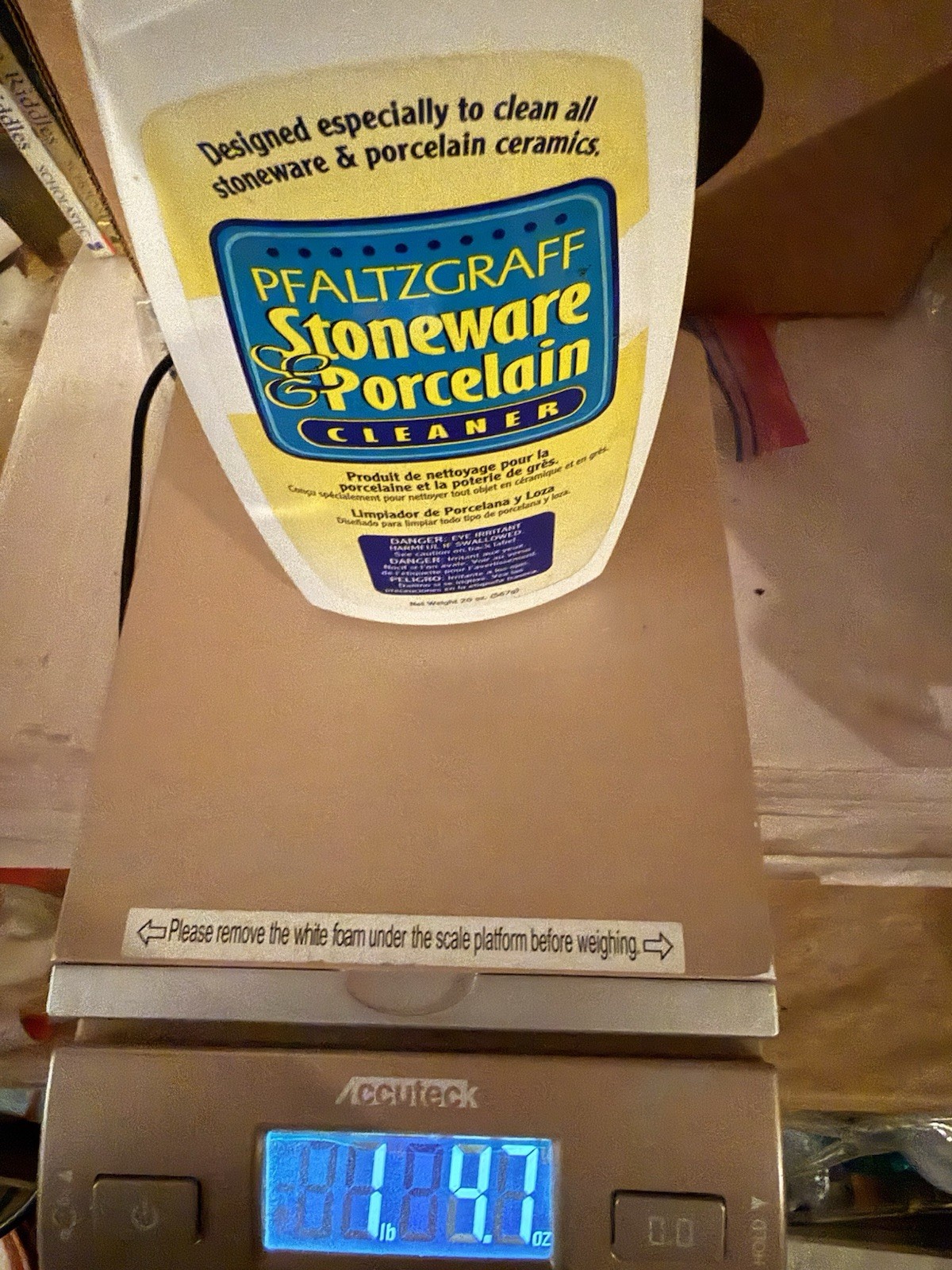 Pfaltzgraff Stoneware & Porcelain Cleaner 20 oz Bottle Discontinued Approx. 90%