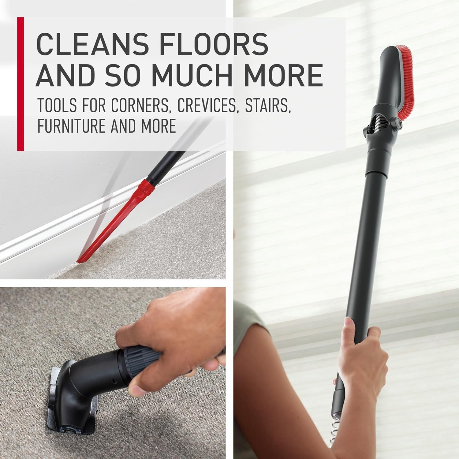 WindTunnel Cord Rewind Pro Bagless Vacuum Cleaner, Corded Upright Vacuum Cleaner