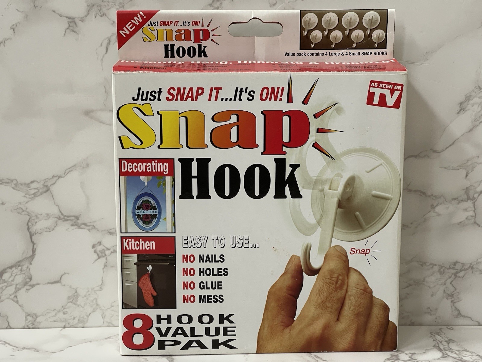 Snap Hook 8 Piece Value Pack Pak 4 Large & 4 Small ASOT (1,2)