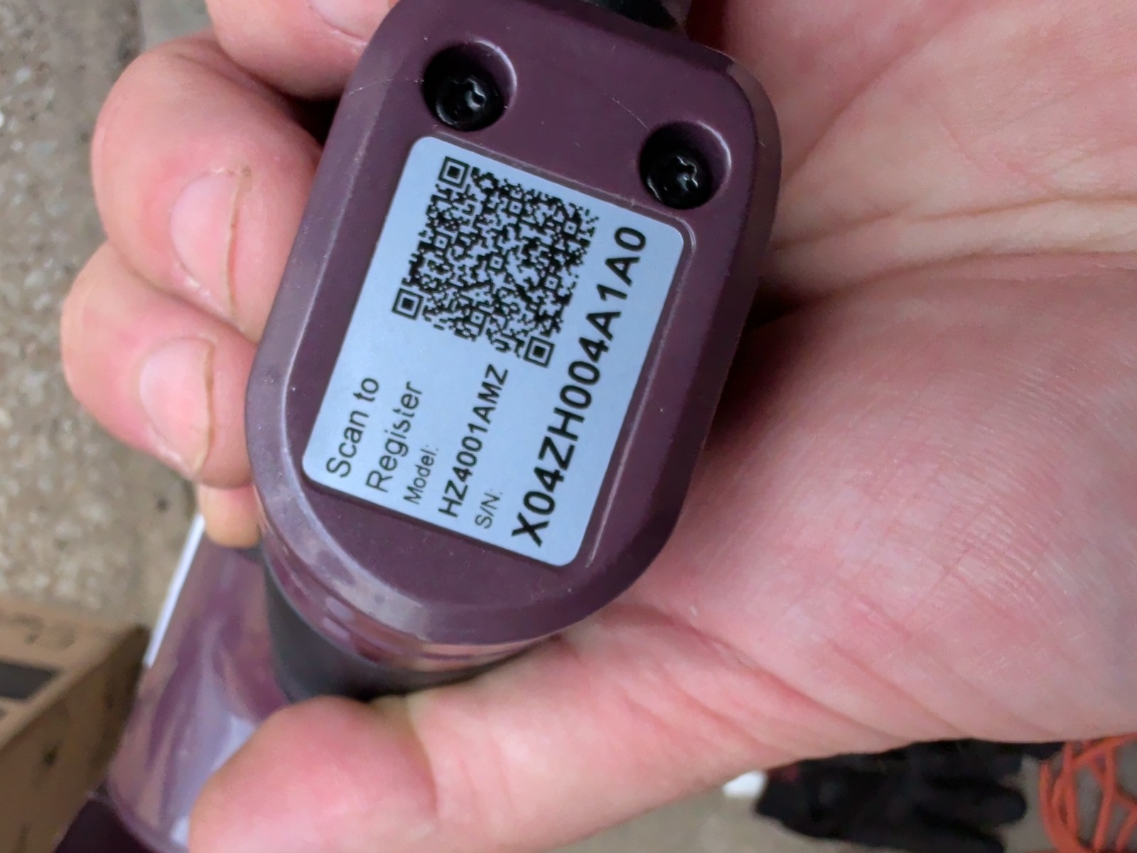 Shark Stratos HZ4001AMZ Replacement Motor Main Body Unit Purple Tested OEM