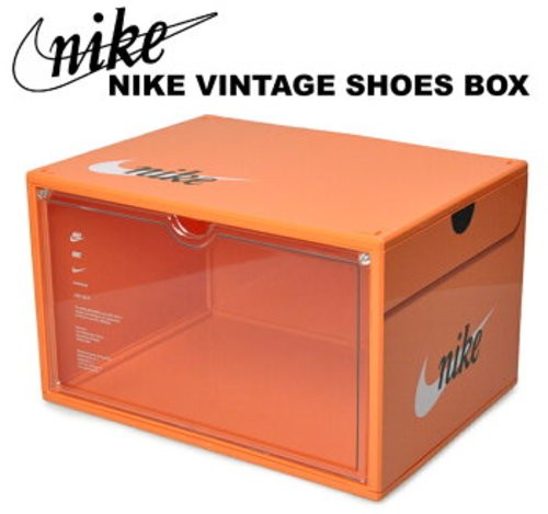 NIKE VINTAGE SHOES BOX China Shanghai Exclusive Orange Plastic og010-801a