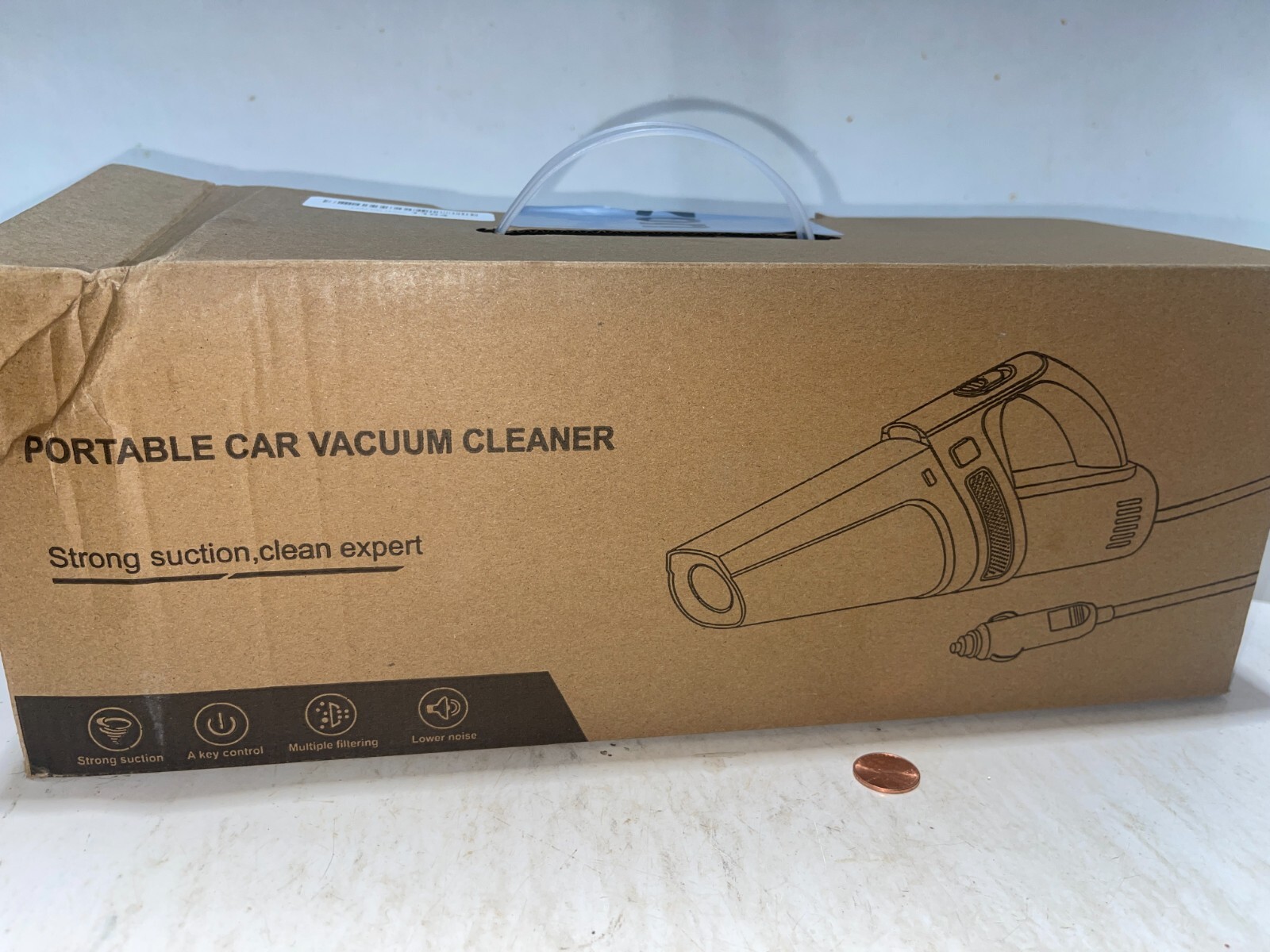 Car Vacuum Portable Cleaner W/ 7000PA Suction DC 12V High Power 16.4FT Cord Wire