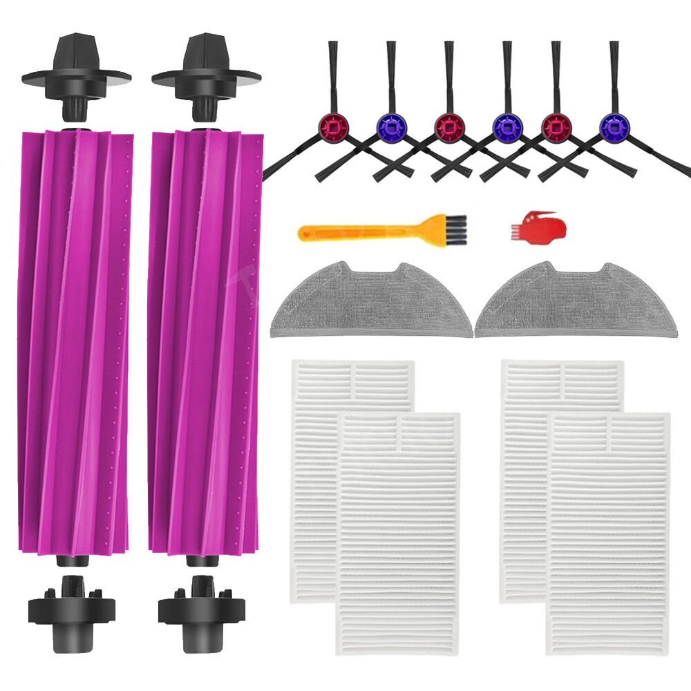 For Eureka E20 Plus Robot Vacuum Cleaner Brush Filter Replacement Cloth Mop Kit