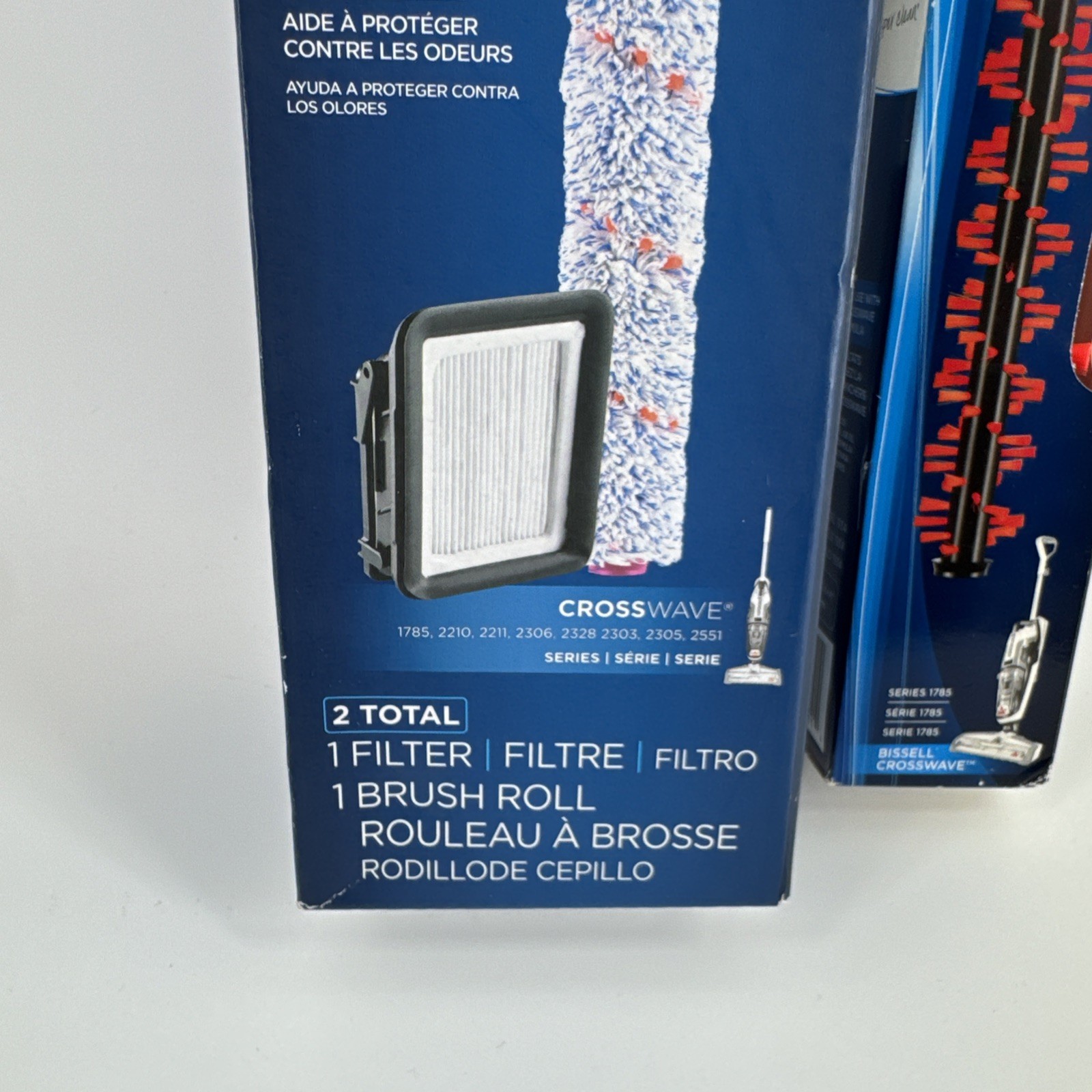 BISSELL Multi Surface Brush Roll Filter Crosswave Vacuum 3495 & Area Rug Brush