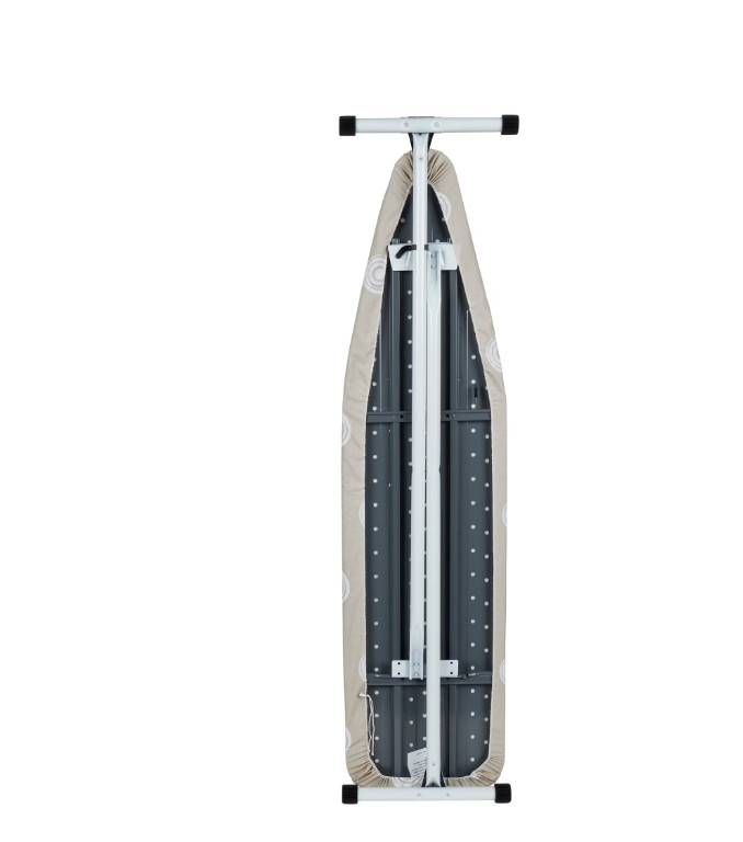 Full‑Size T‑Leg Ironing Board – , Adjustable Height, Steel Frame, Thick Padded