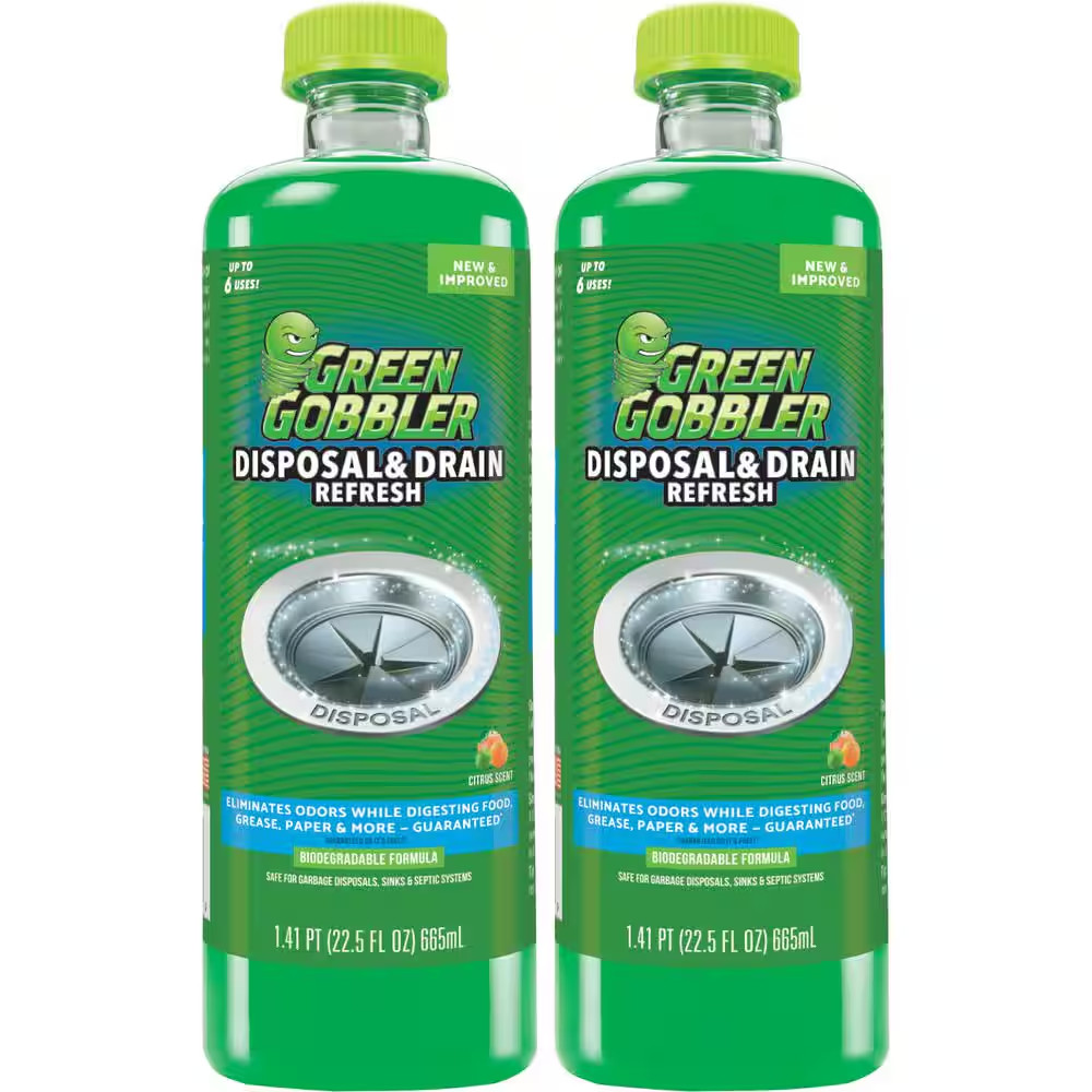 22.5 Oz. Disposal and Drain Cleaner (2-Pack)