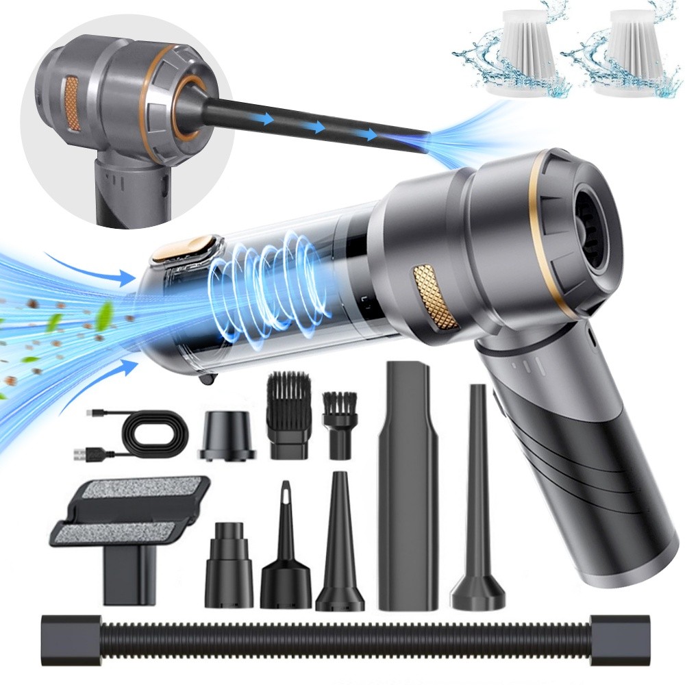 Cordless Handheld Vacuum Cleaner w/ Blower Strong Real Suction for Car and Home