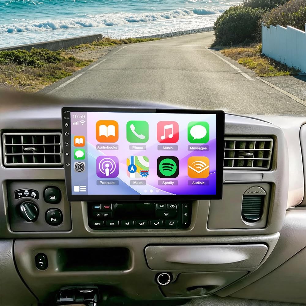 Android 14 2-Din Car Stereo for Ford Excursion 00-03 10in Carplay BT GPS 4+64G