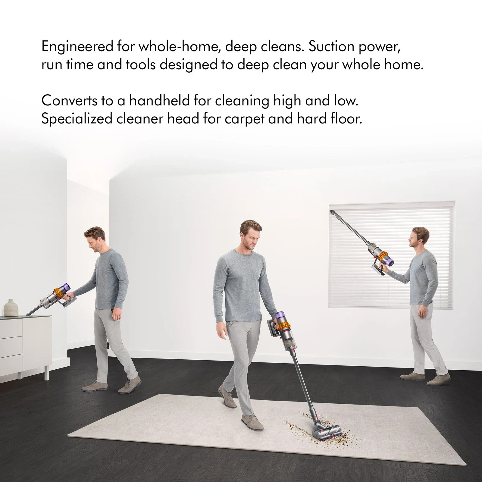 Dyson V15 Detect Total Clean Extra | Yellow/Nickel