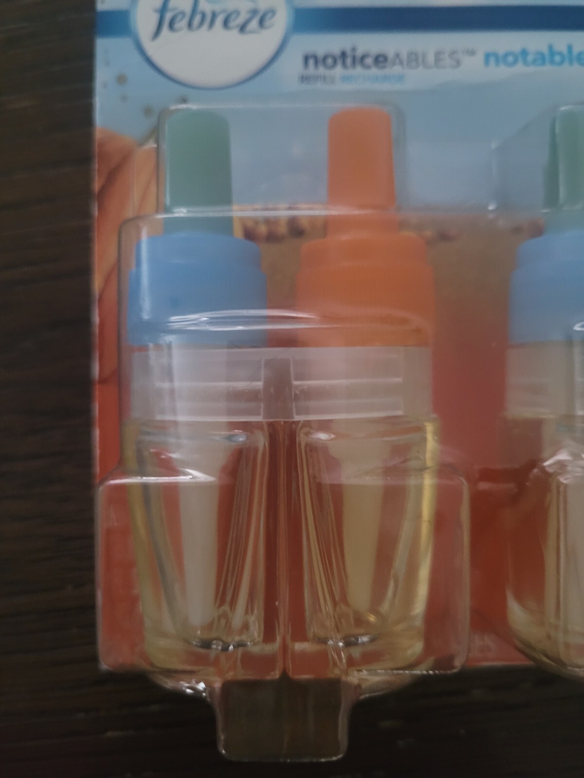 Febreze Plug Noticeable Notables Fresh Fall Pumpkin Scented Oil Refill 2 Refills