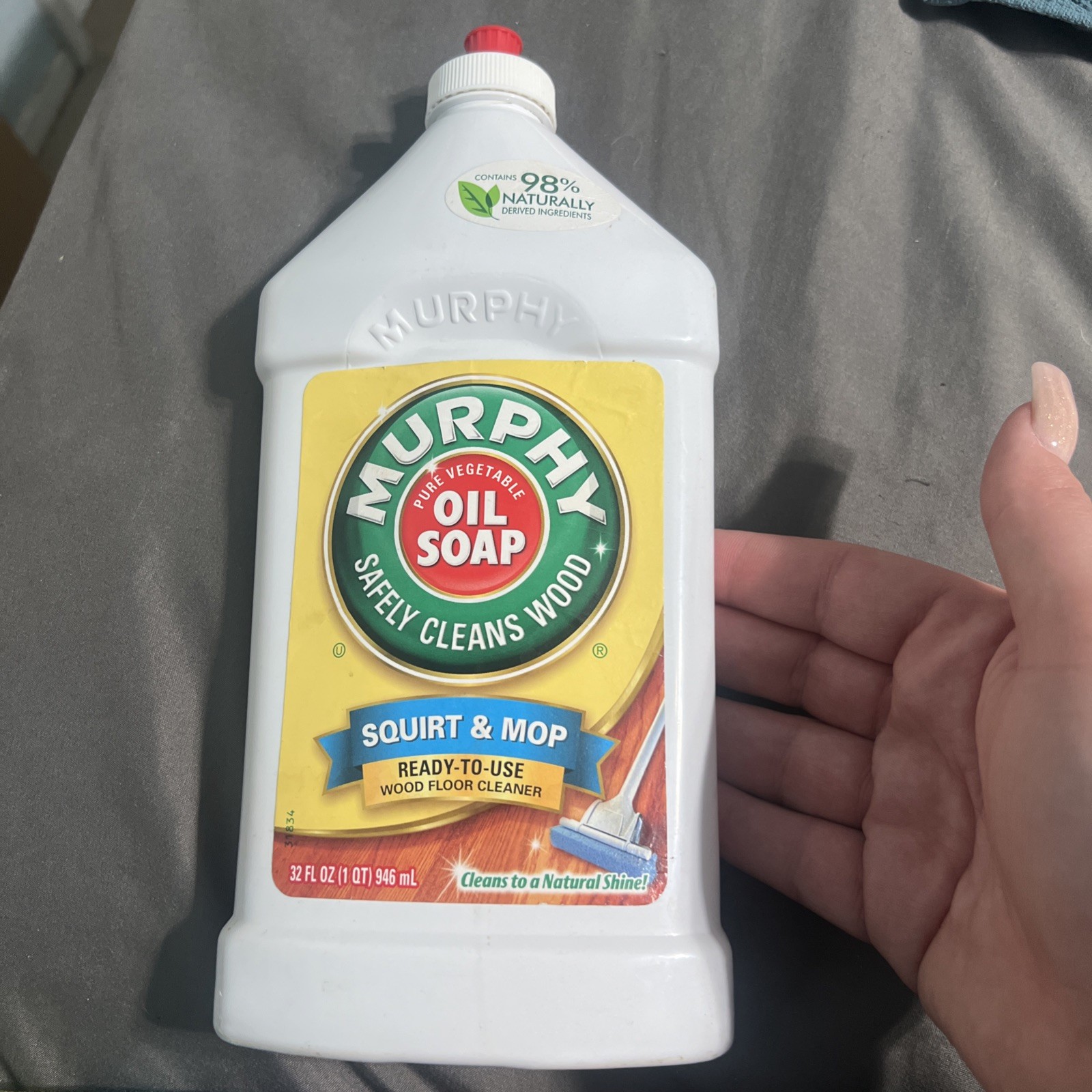 Murphy’s Oil Soap Squirt and Mop Wood Floor Cleaner – 32 Fluid Ounce