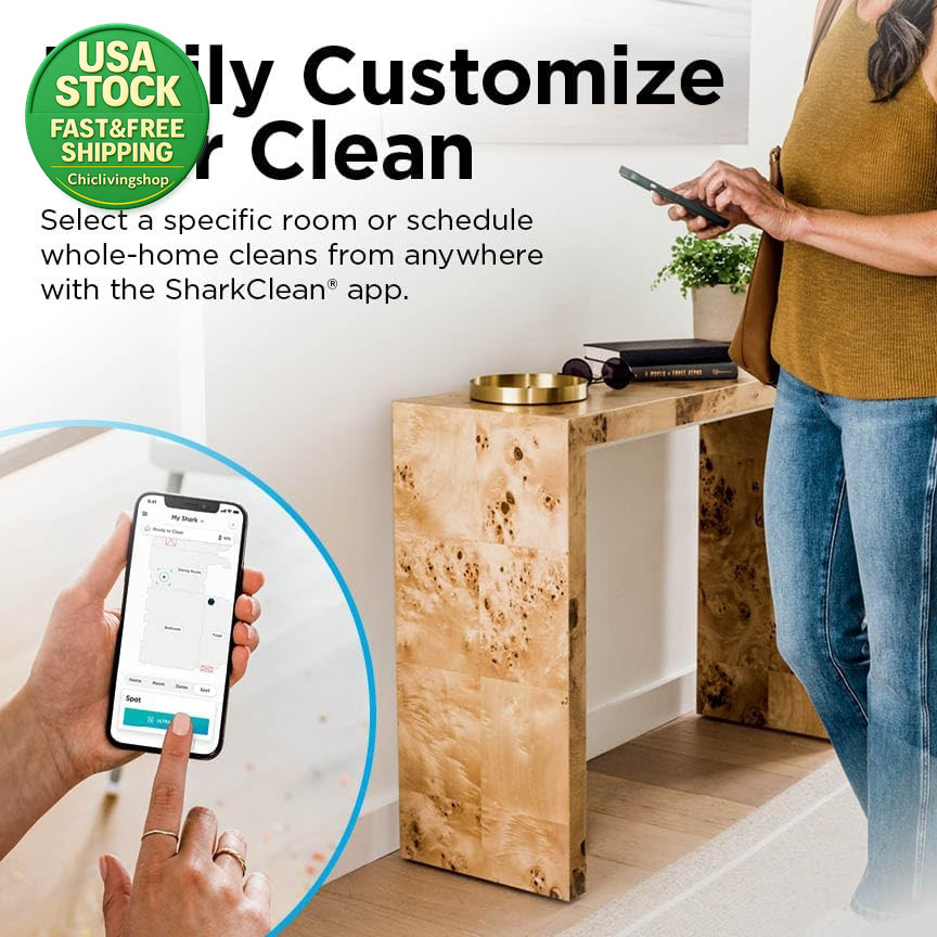 Shark Matrix plus Robot Vacuum and Mop UR2650WS Self Empty Lidar Wi-Fi Black