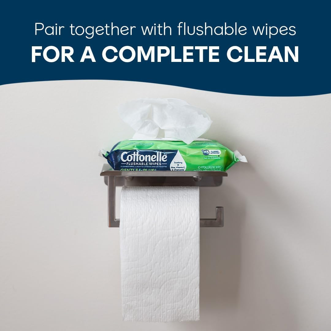 Ultra Comfort Toilet Paper 24 Family Mega Rolls =108 Regular Cushiony Soft