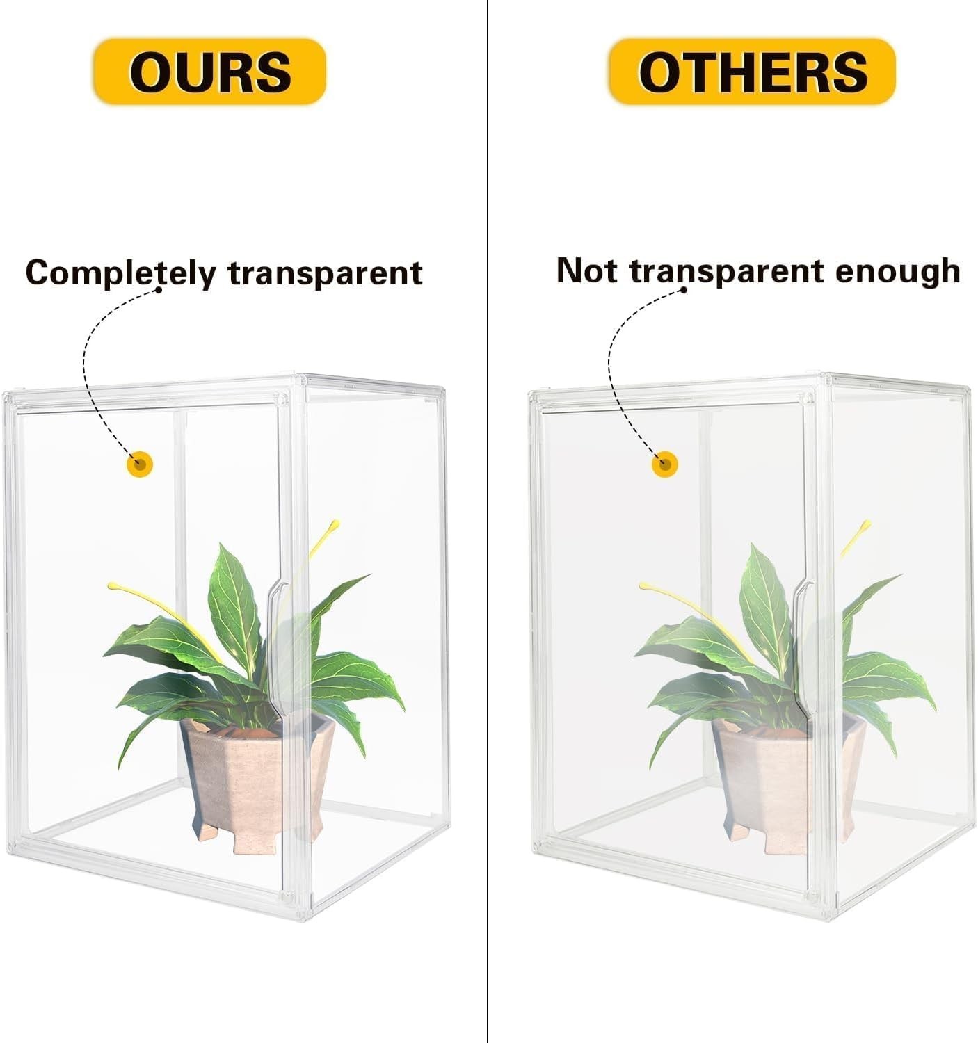Stackable Transparent Storage Box with Lift-Off Lid – Perfect for Shoes & Toys