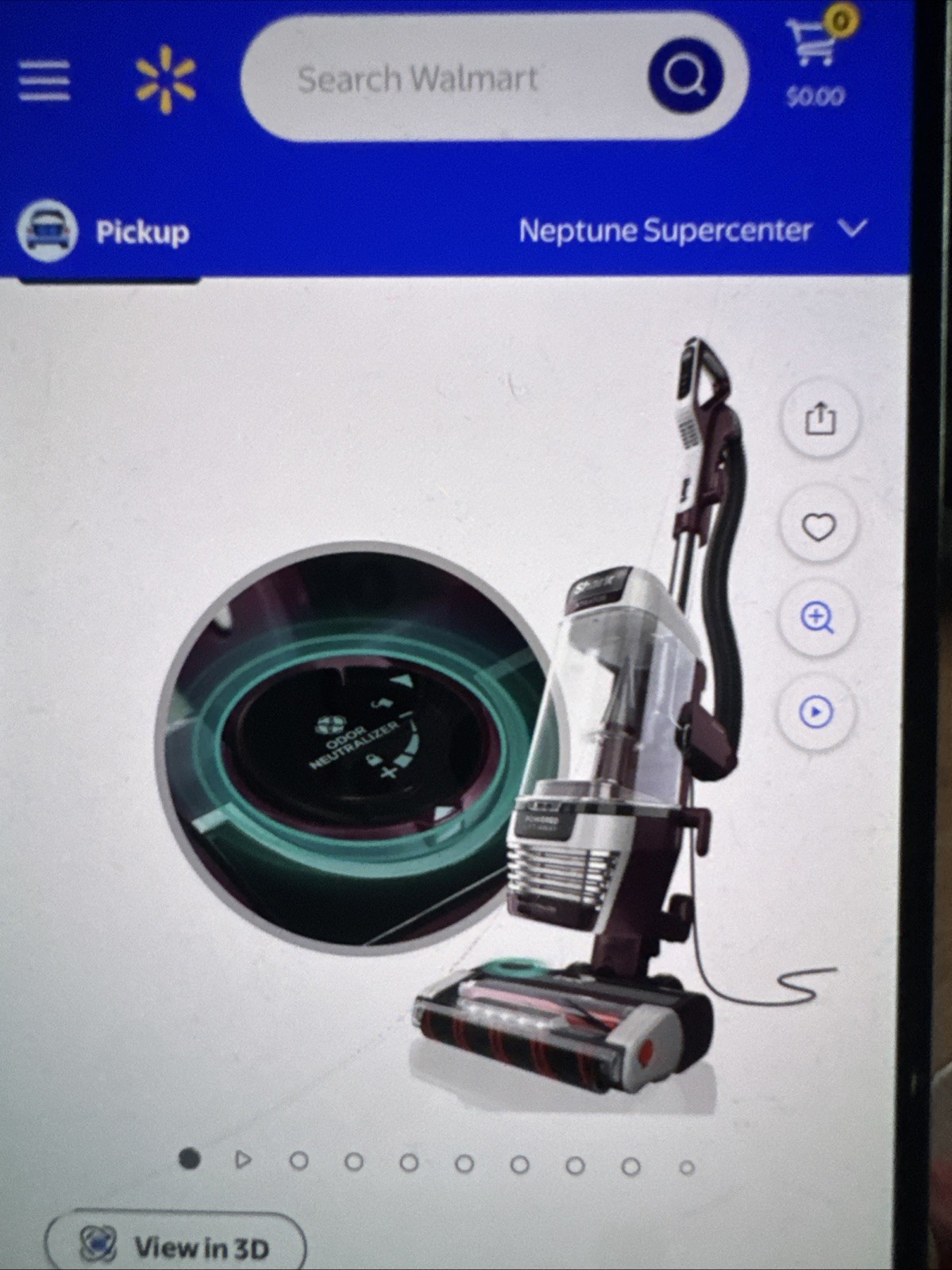 Shark Stratos Powered Lift-Away Upright Vacuum with DuoClean PowerFins – AZ3000