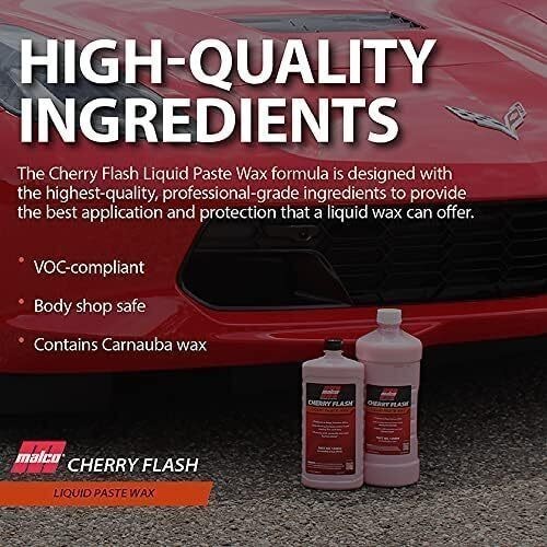 Flash Liquid Paste Wax Lasting Gloss Protection Vehicles High Quality 1 Gal.