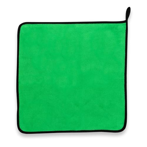 Microfiber Towel 16 x 16 Inch – Extra Soft, Dual-Sided, Scratch-Free Cleaning