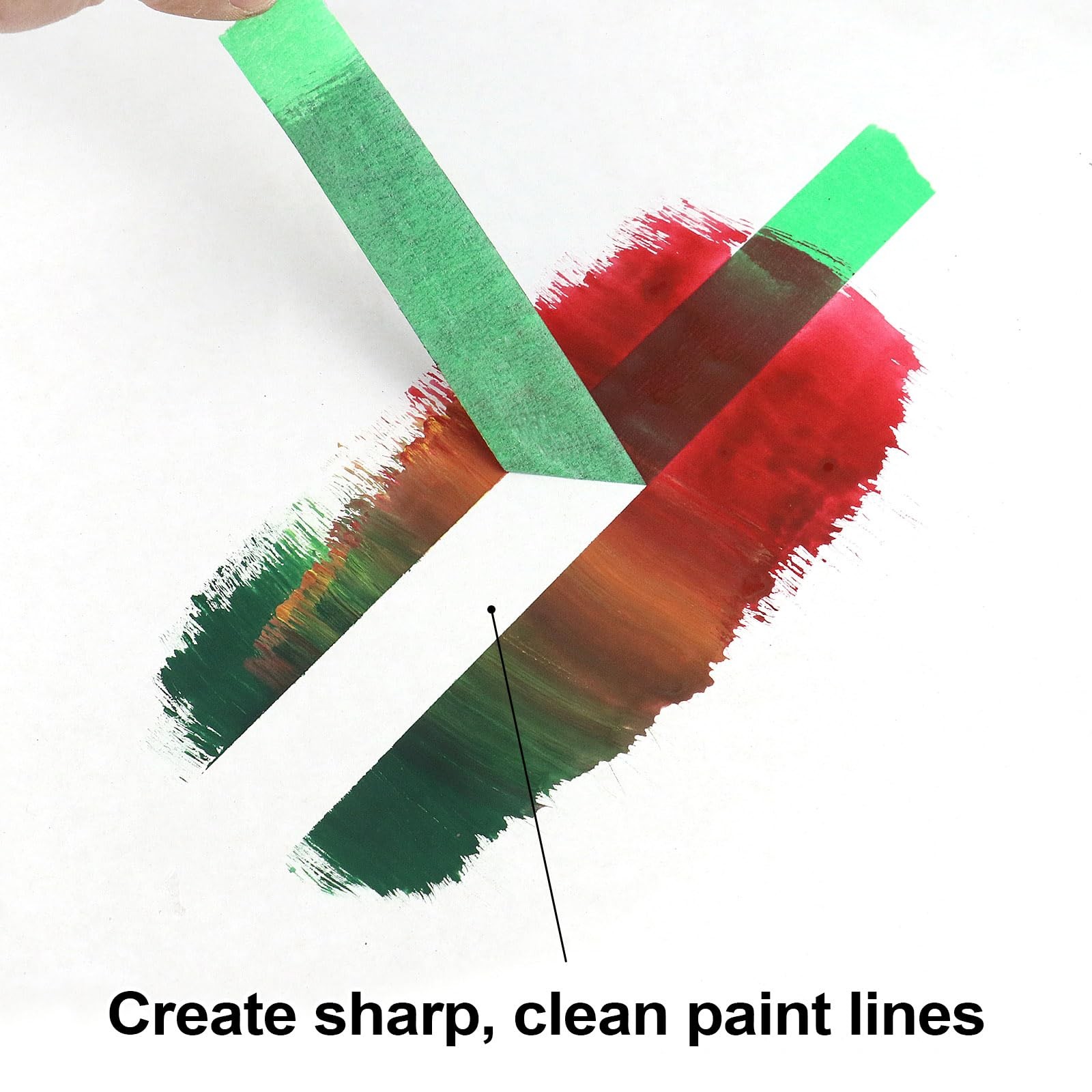 Painters Tape 0.75 Inch – Green Paint Tape 10 Rolls x 0.75 Inch x 55 Yards – …