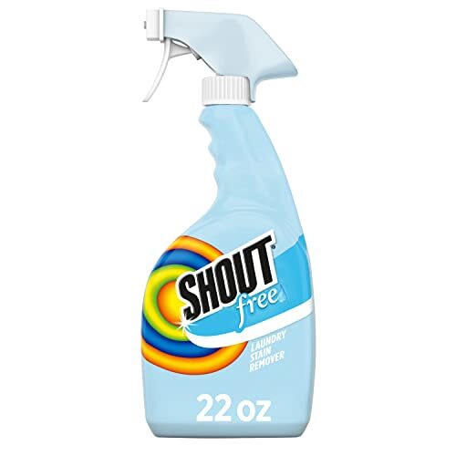 Shout Free Laundry Stain Remover Active Enzyme Dye Fragrance & Bleach Free 2…