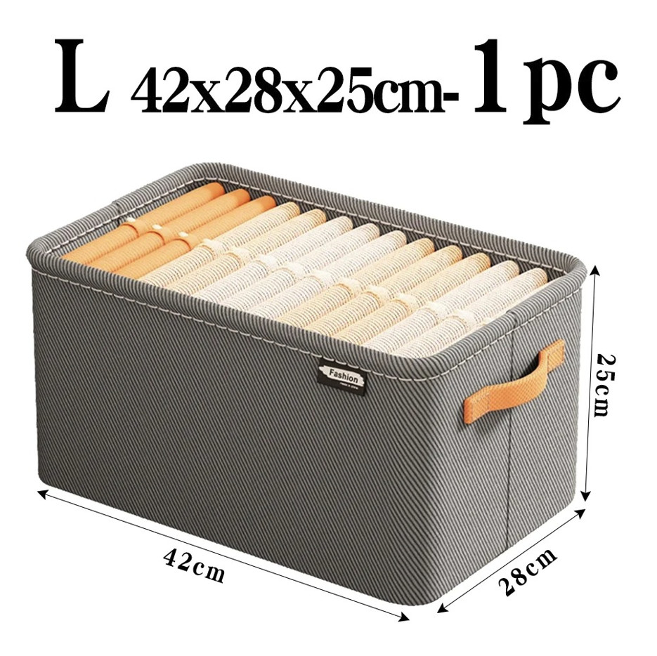 1pc Thick Clothes Organizer Box Pants Sweater Drawer Wardrobe Storage – NEW