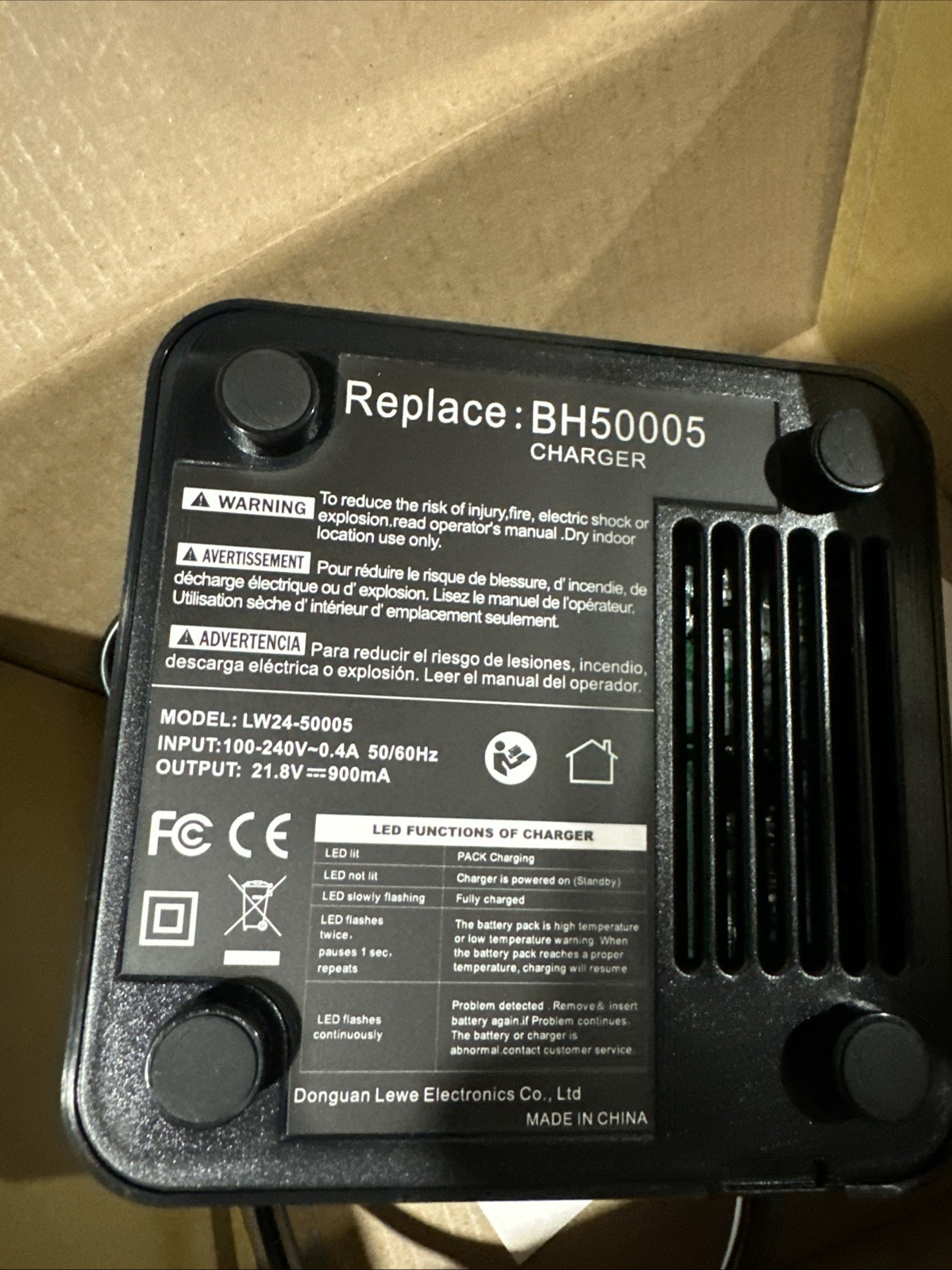 18-22V Replacement for Hoover Linx Battery Charger 302736001 for BH50000 Battery