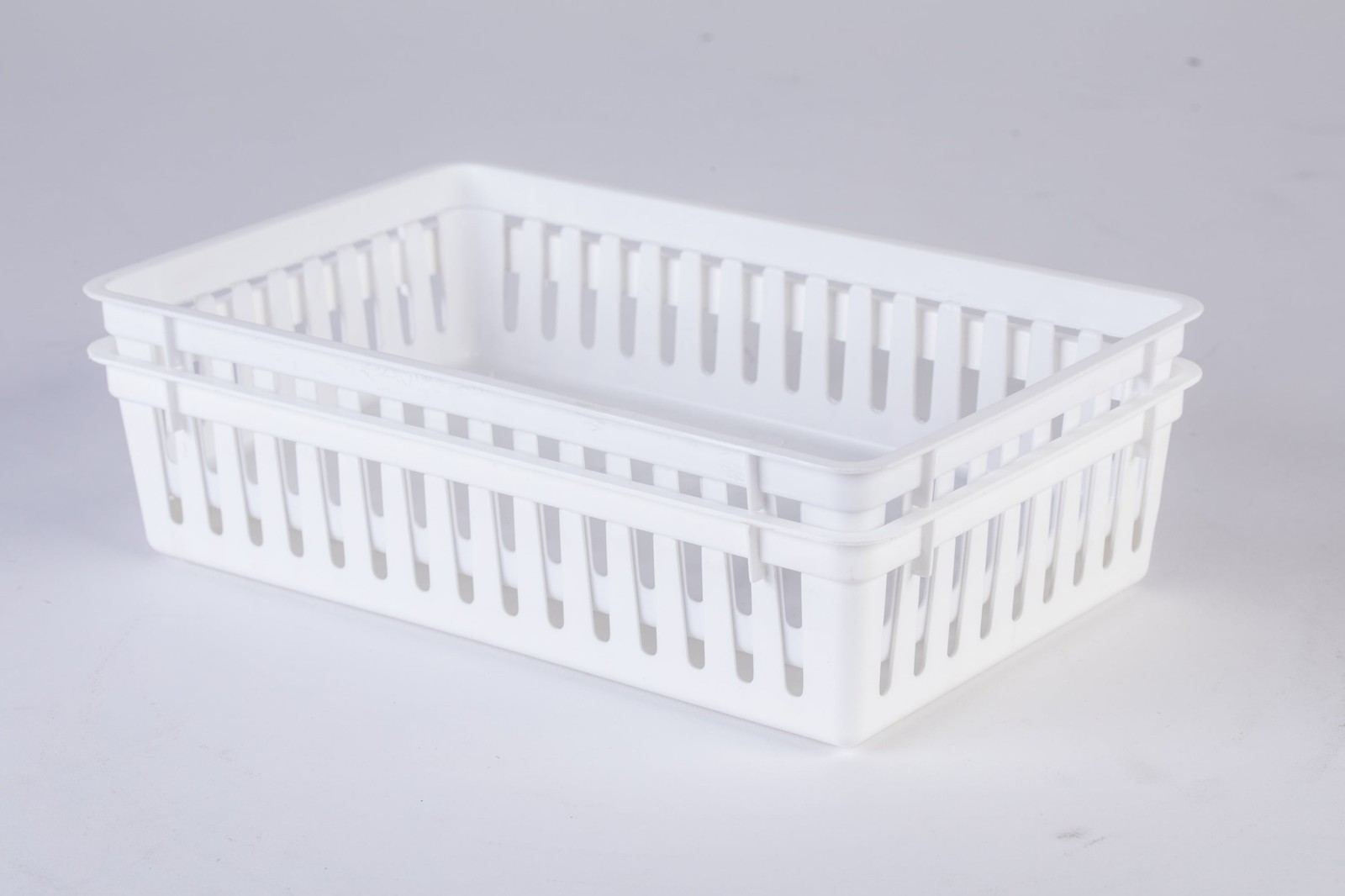 (6 Pack) Mainstays 2-Pack Plastic Drawer Organizer Storage Bin Set, Mini Drawer