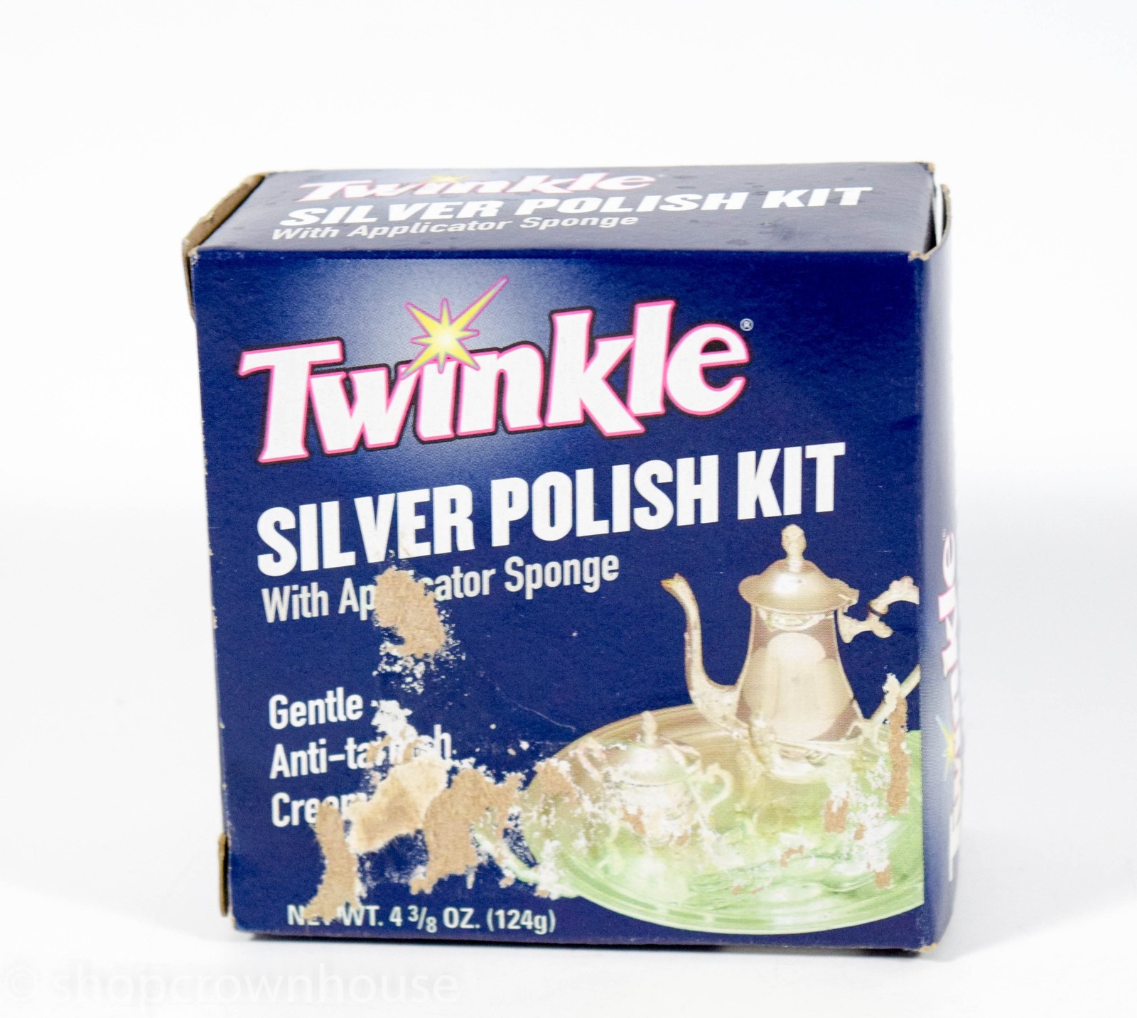 1 pack TWINKLE Silver Polish Kit with Applicator Sponge