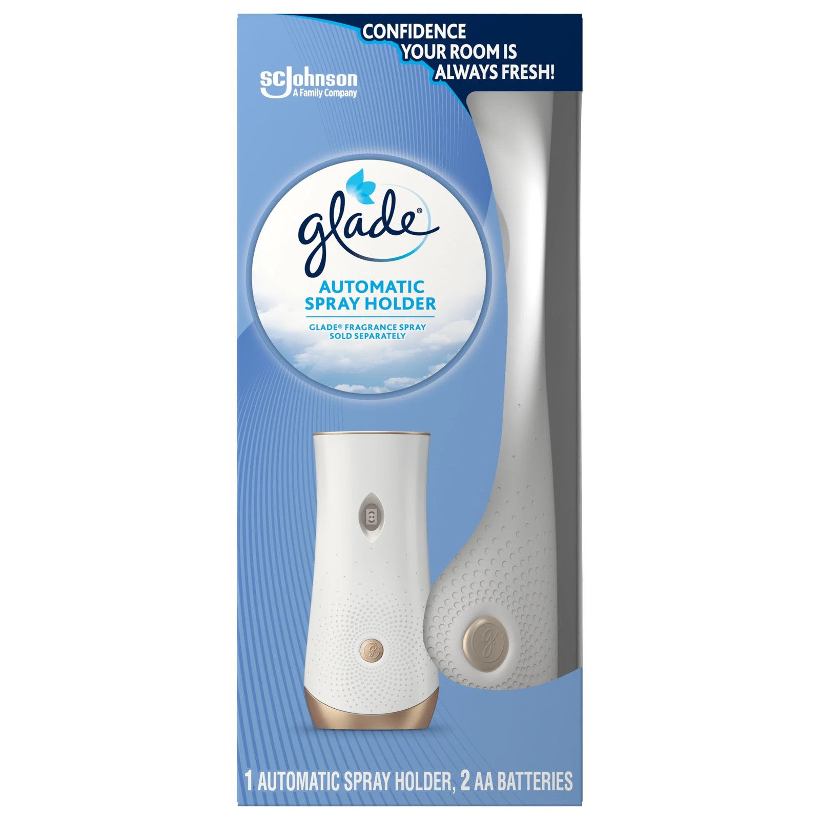 Glade Automatic Spray Holder Battery Operated Air Freshener 2 Pack
