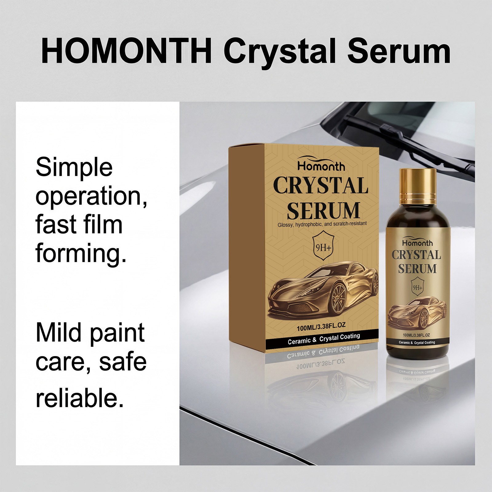 100ML PTZ Crystal Serum–Advanced Graphene Ceramic Coating For Cars New Arrivals