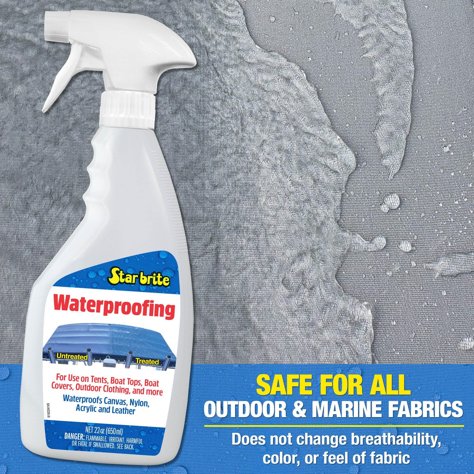 STAR BRITE Waterproofing Spray, Waterproofer + 22 Fl Oz (Pack of 1), 22