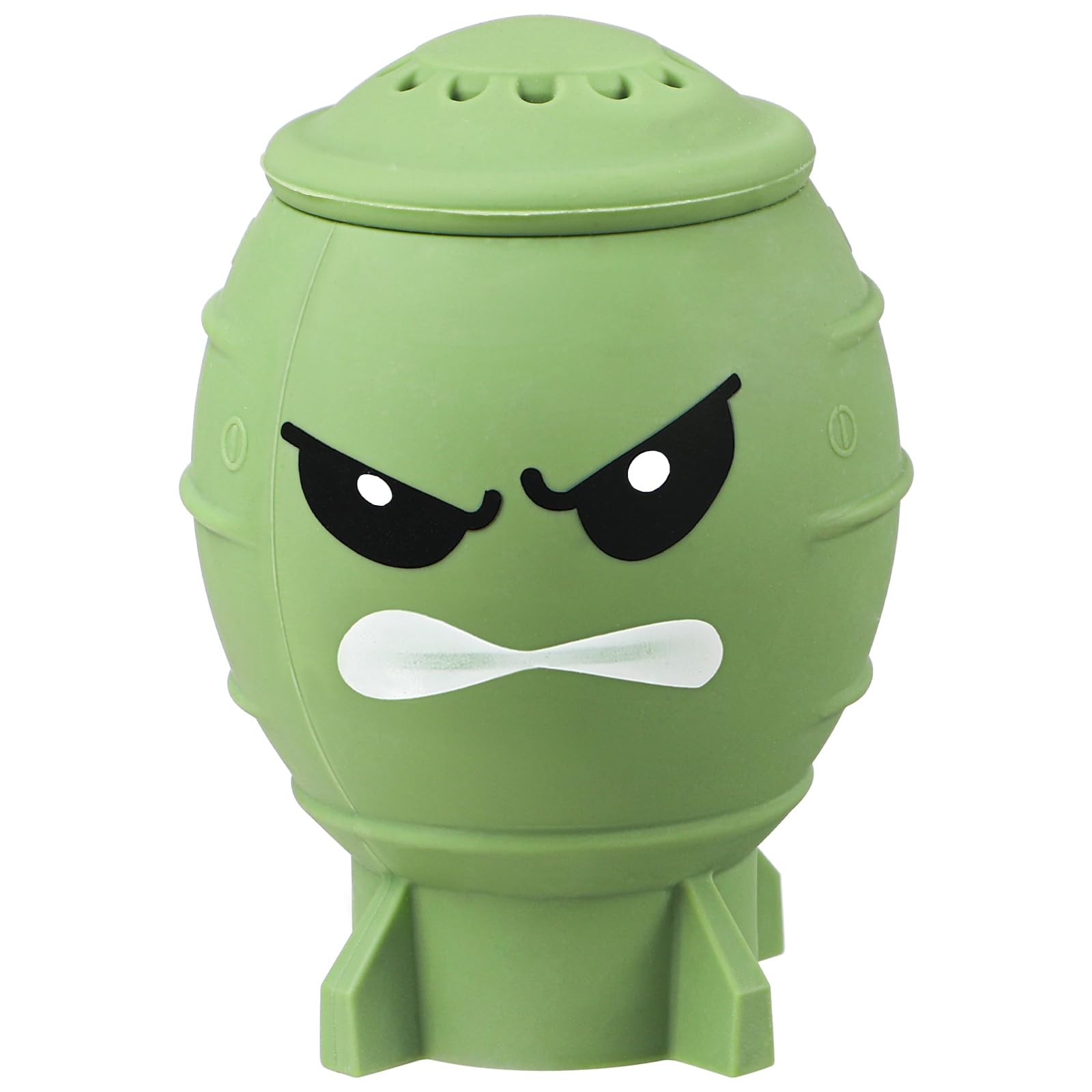 Koluti Fun Guy Fridge Deodorizer, Baking Soda Holder for Refrigerator Green