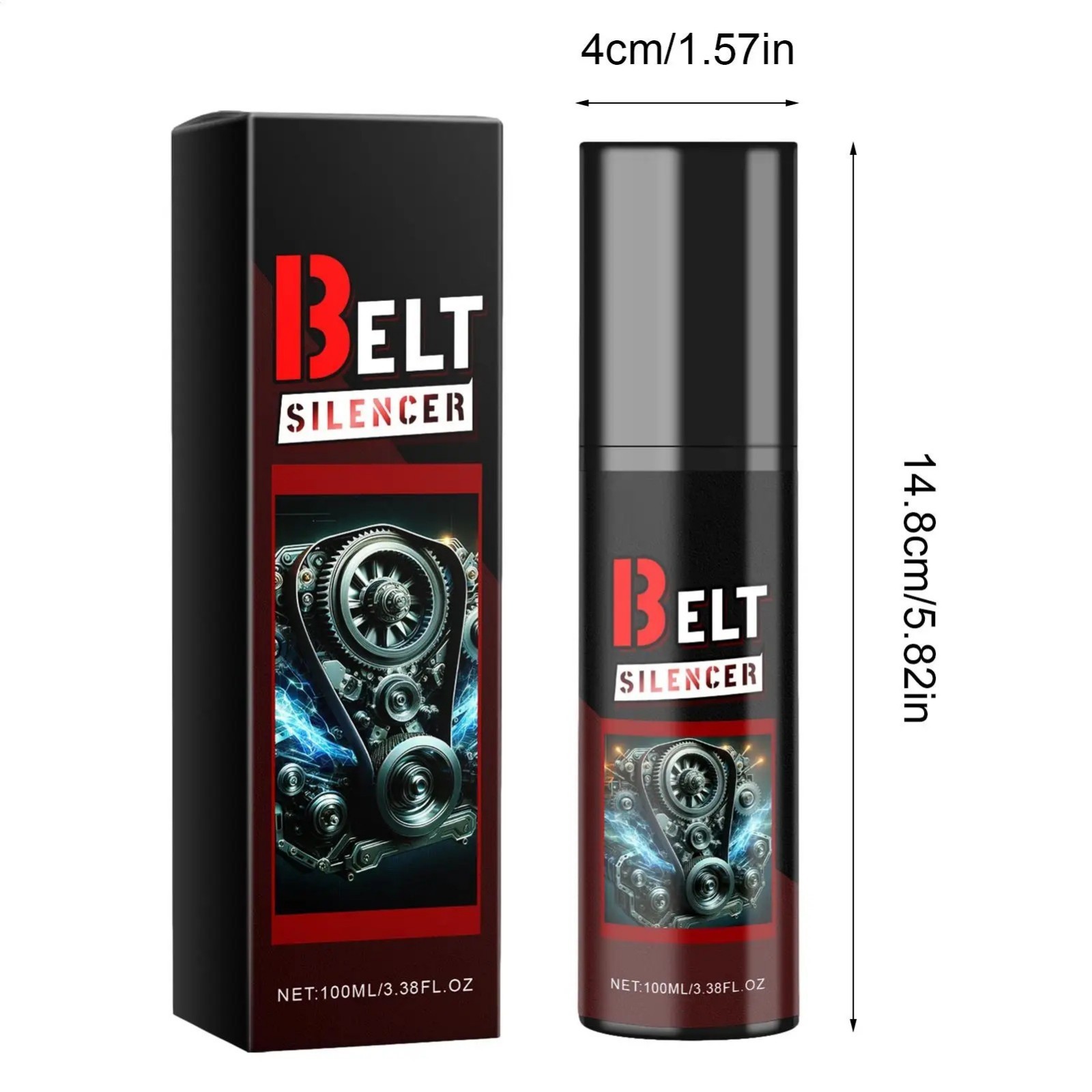 100ml Car Belt Noise Spray Engine Silencer Lubrication Dressing Protection
