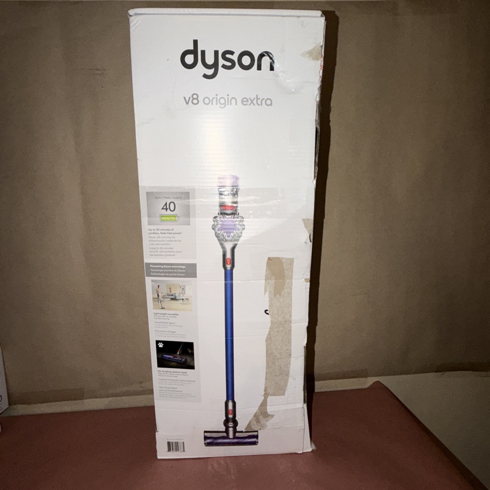 Dyson V8 Origin Extra Stick Vacuum SV25 Gray/Blue