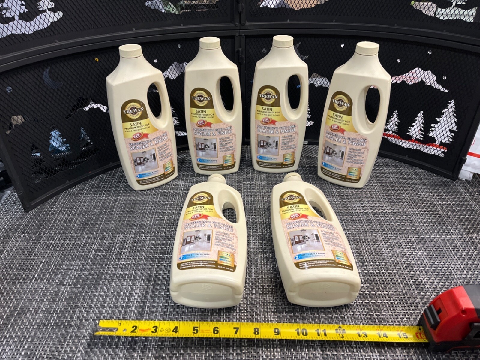 6 QTY! BULK LOT- Trewax 887130027 Satin Carnauba-Based Floor Sealer Wax -NEW