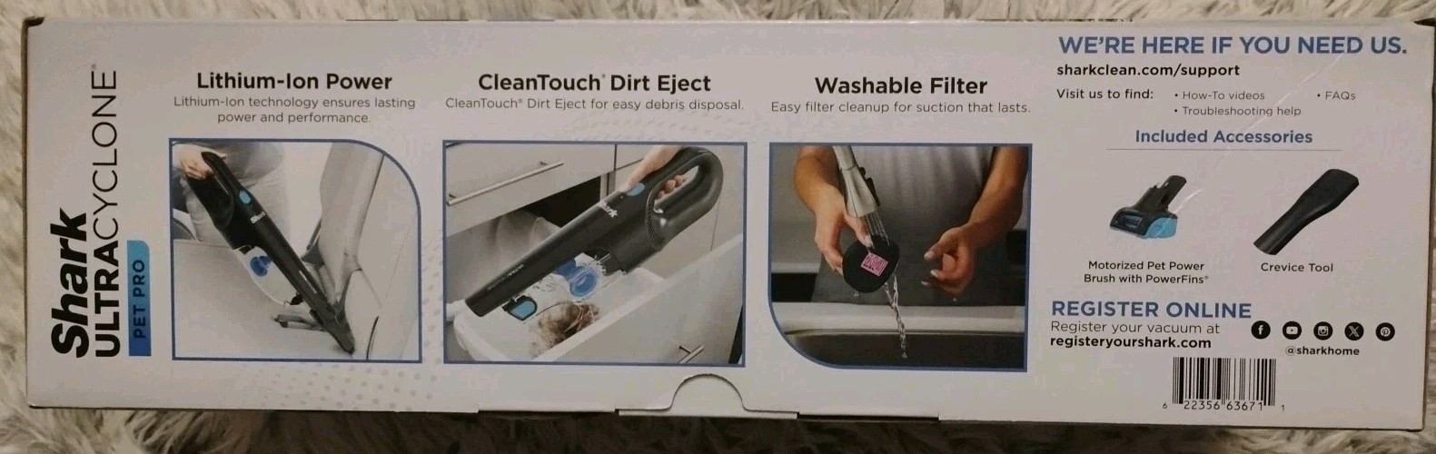 Shark CH950WM UltraCyclone Pet Pro Cordless Vacuum New