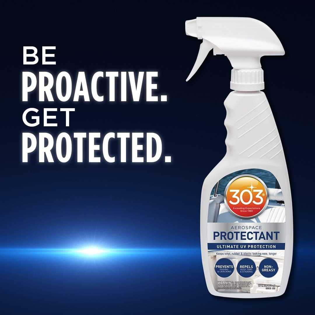 303 Marine Aerospace Protectant – UV Protection – Repels Dust, Dirt, & Staining