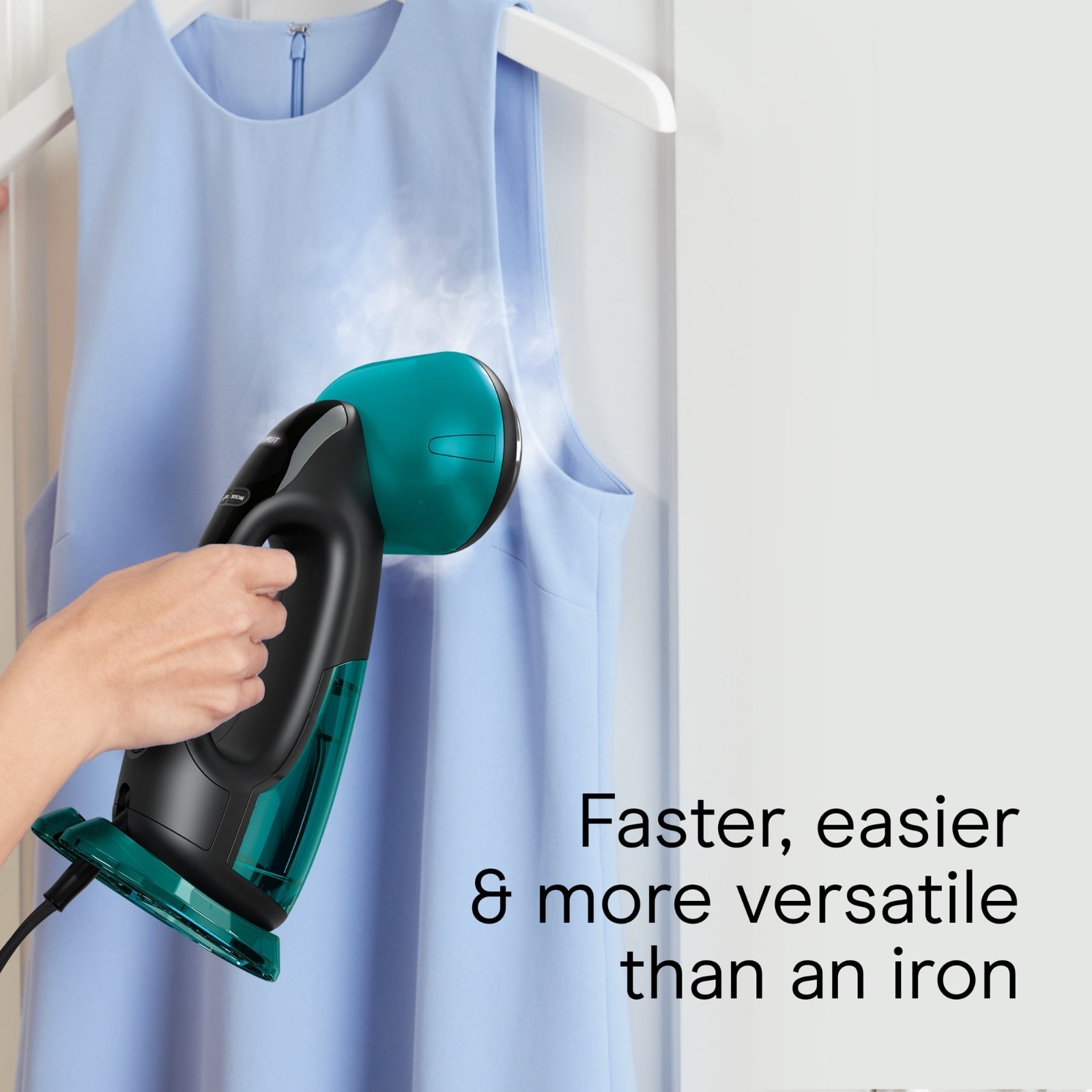 Conair Turbo Extreme Steam 2-in-1 Steam & Iron with Turbo – Black/Green (GS107)